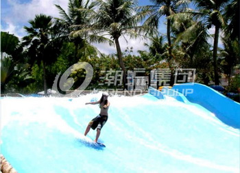 广州潮流水上乐园设备厂家提供滑板冲浪设备