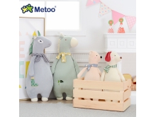 厂家批发Metoo咪兔魔法动物长抱枕毛绒玩具柔软娃娃礼品抱枕