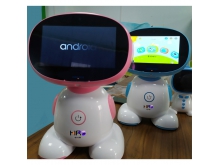 厂家私模小哈瑞智能儿童早教跳舞学习7寸高清安卓触摸屏机器人