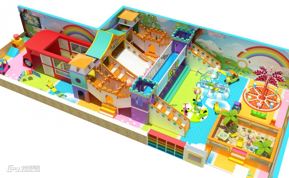 安徽游乐设备 儿童乐园 游乐设施 淘气堡超级大蹦床百万球池