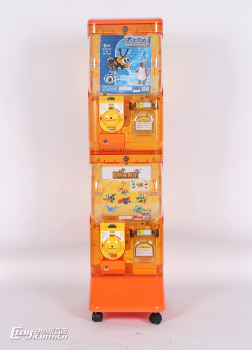扭蛋机小型商用投币自动售货玩具机双层迷你儿童扭蛋机可定制