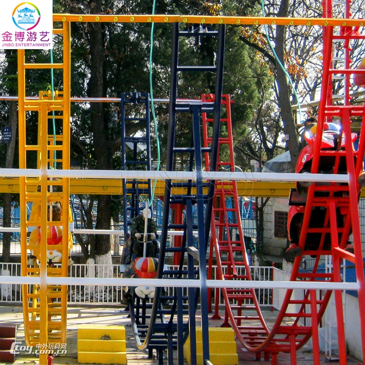 小孩轨道游乐设备,室外弯月飞车价格,杭州儿童游乐设备厂家
