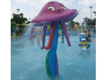 广州厂家直供儿童水上乐园设备-戏水设备-喷水水母