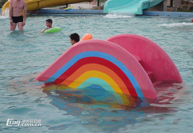 儿童戏水设备-彩虹小滑梯_供应产品_广州沧浪水上乐园设备有限公司