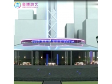 大型广场电动游乐设备 新品空间站旋转餐厅跳楼机室外儿童游乐