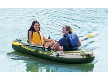 水上充气玩具充气小船 移动水上漂浮物戏水充气橡皮船