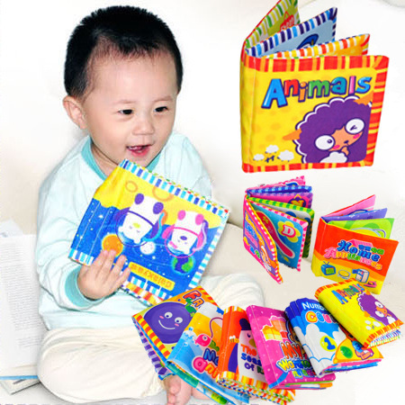 合翔婴幼儿婴儿布书撕不烂的书玩具HX105-3