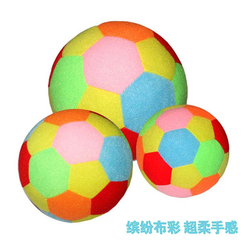 婴儿布艺健身球铃球彩色足球BL4002/BL5002/BL7002