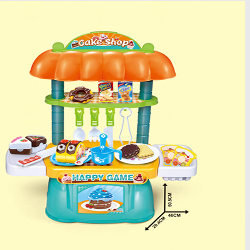 宏川盛升级版蛋糕台切切乐DIY玩具31件男孩套装36778-106