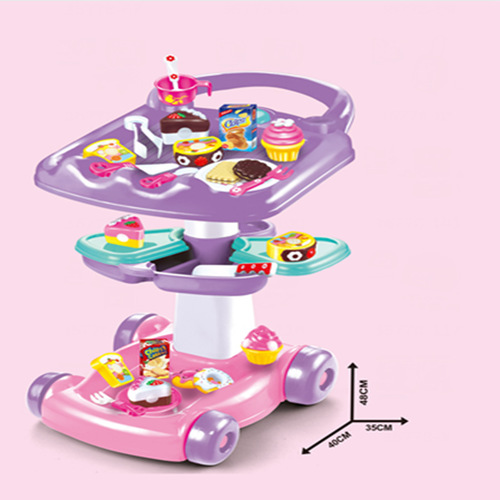 宏川盛水果蛋糕切切乐生日礼物玩具购物车34件套装36778-91