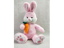 工厂批发兔子毛绒玩具动物兔子公仔来图来样定制礼品