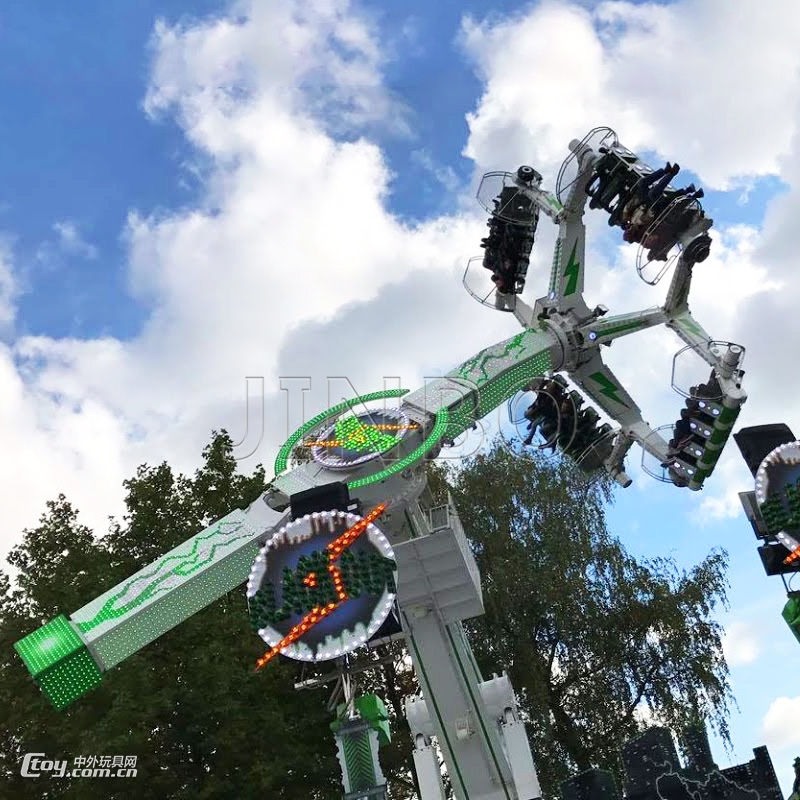 公园玻璃钢游乐设施高空旋转机械类娱乐项目