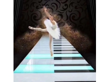 抖音同款网红互动道具  地板钢琴 游乐设备出租销售