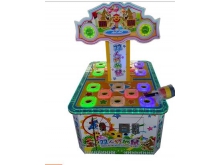 厂家直销新款弹珠机机器人玻璃球 儿童打地鼠投币游戏机