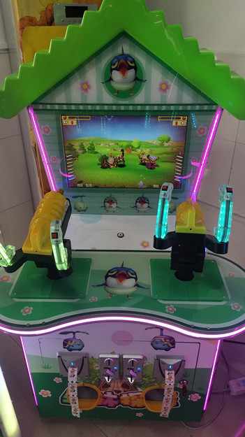 儿童扫射游戏设备  双人模拟扫射打怪兽新款丛林探险游戏设备