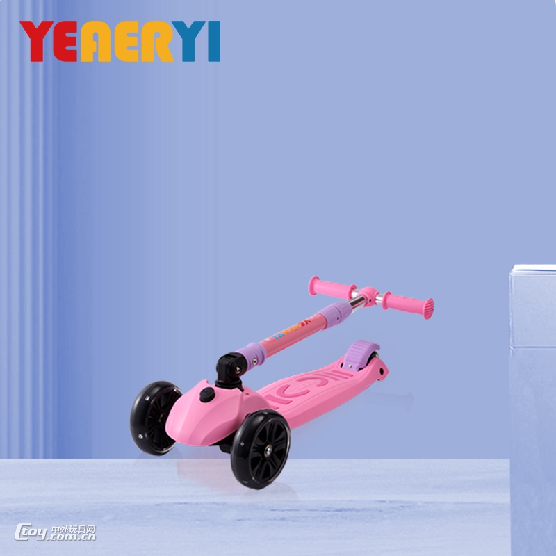 厂家货源 3周岁以上儿童宽胎滑板车 便携式踏板三轮儿童车