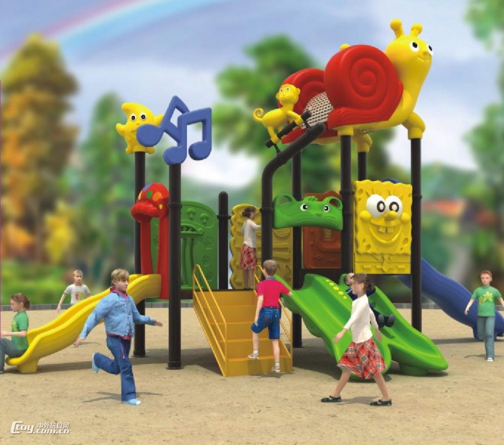 大型 儿童滑滑梯 户外大型游乐玩具设施批发大风车