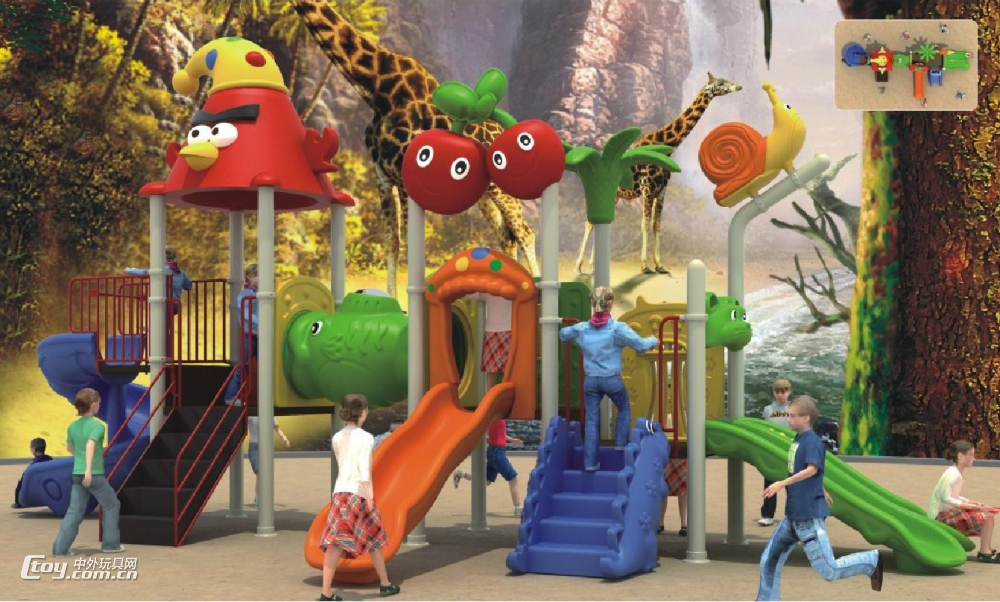 广西南宁幼儿园大型玩具厂家 大型儿童适用组合滑梯 厂家直销