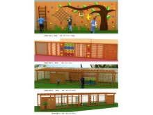 樟松子木实木系列 室外滑滑梯幼儿园大型玩具