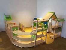 厂家批发定做幼儿家具 供应南宁幼儿园六格柜 广西玩具厂