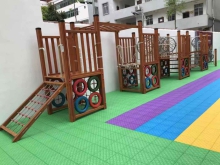悬浮地板南宁生产厂家 悬浮地板幼儿园室内外场地适用
