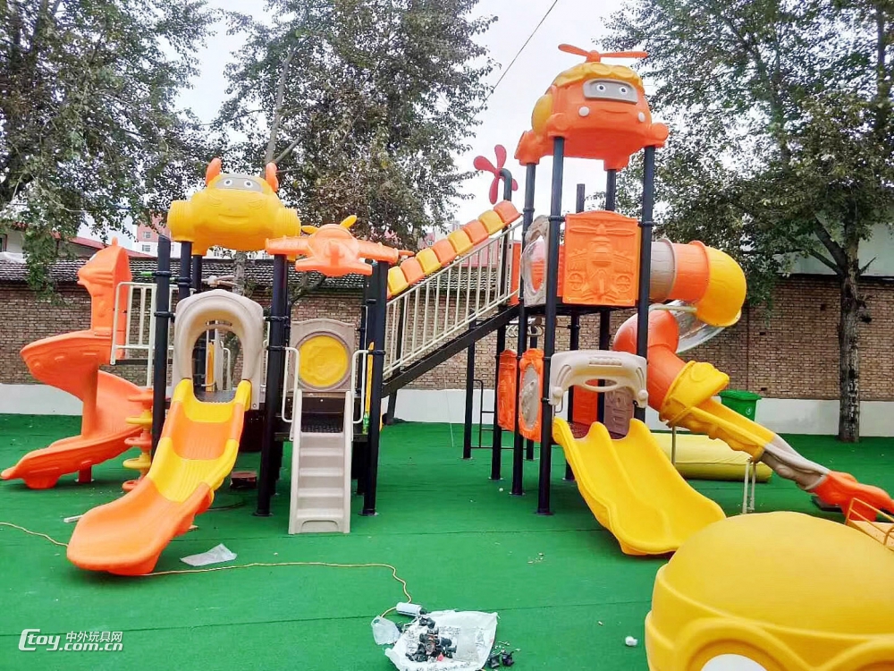 广西南宁小区幼儿组合滑梯 儿童滑滑梯大型玩具 游乐