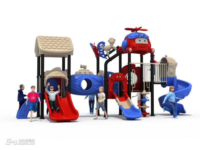 安装广西南宁幼儿园组合滑梯 质保10年 儿童游乐设备