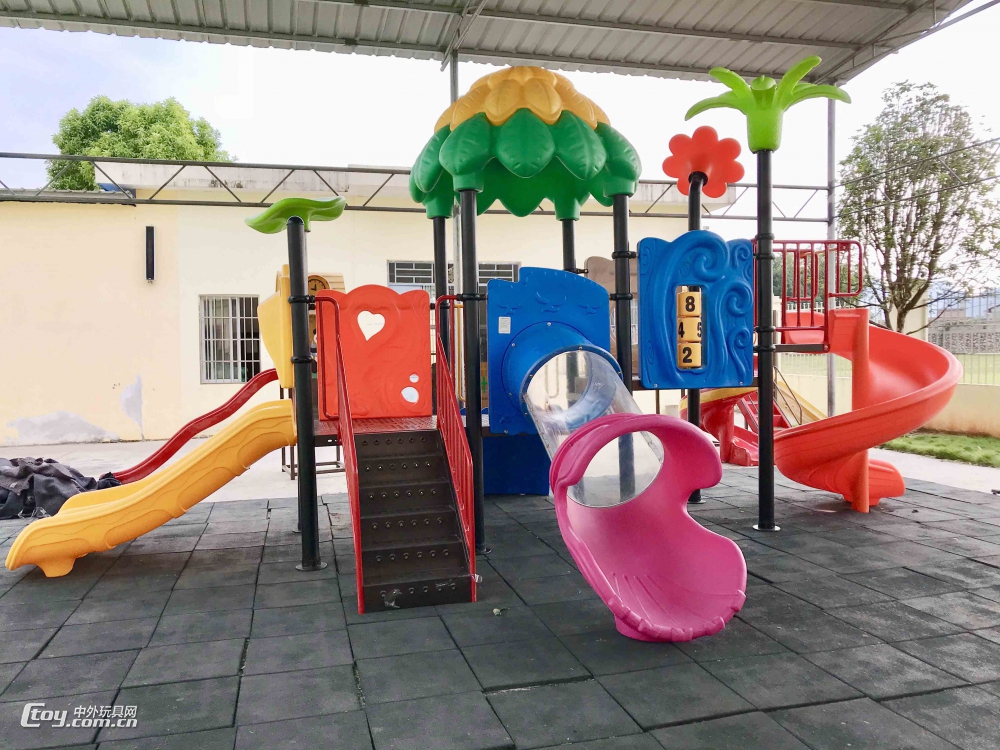 广西幼儿园玩具厂室外组合滑梯 大型游乐设备
