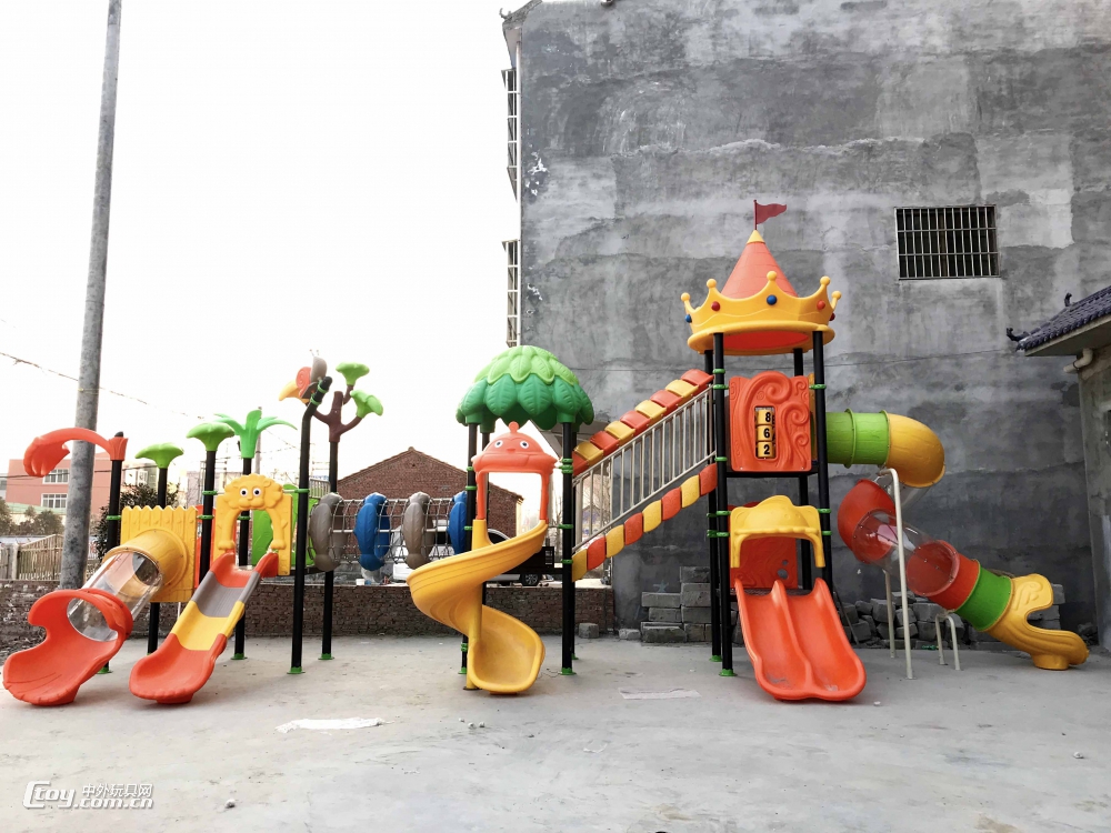 广西南宁幼儿园大型室外组合滑梯 南宁游乐设备厂家