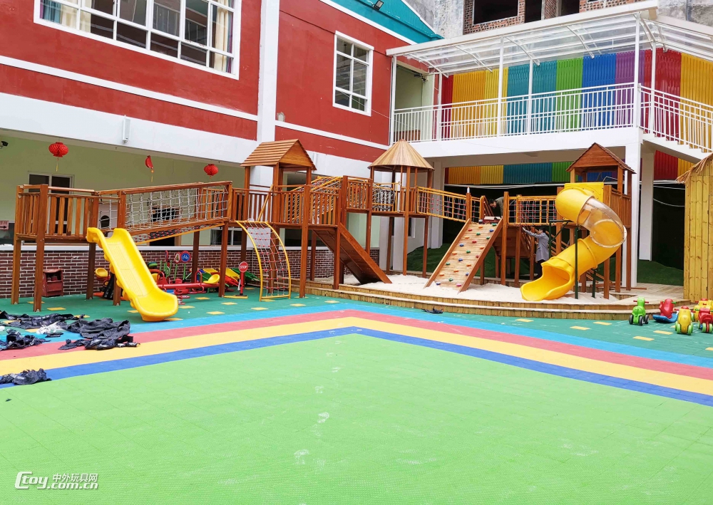 定制幼儿园组合滑梯 批发供应室内儿童游乐组合滑梯