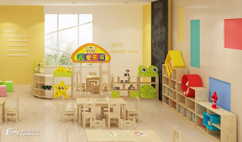 广西儿童玩具柜 南宁幼儿鞋柜玩具厂 幼儿园配套家具