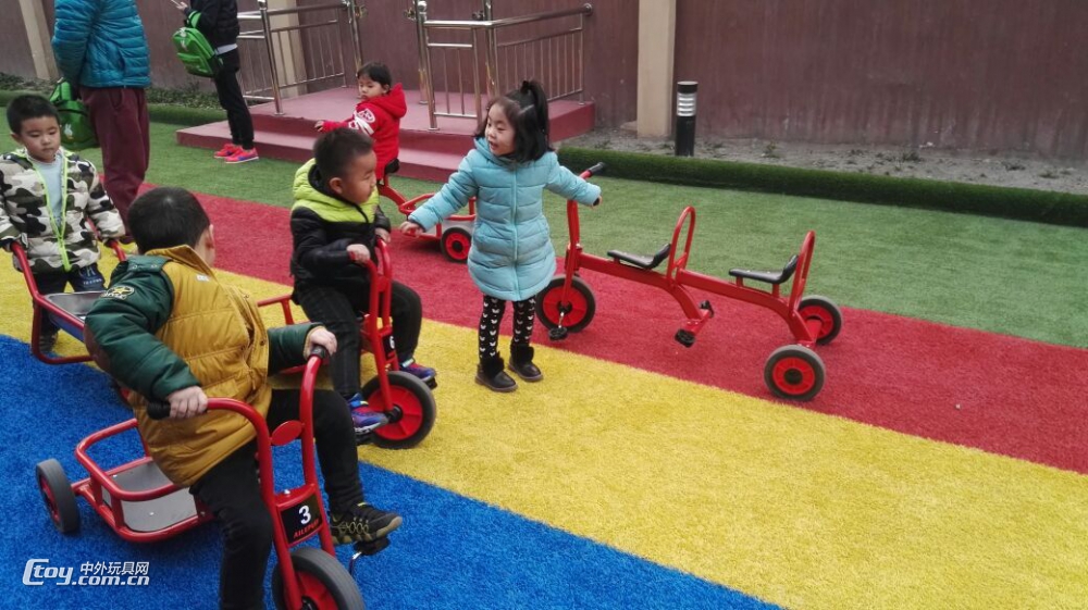 幼儿园儿童适用童车 滑梯玩具定制 大型室外游乐设备
