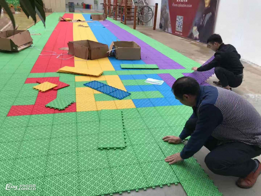 南宁运动悬浮地板 广西南宁生产厂家 广西幼儿园地胶