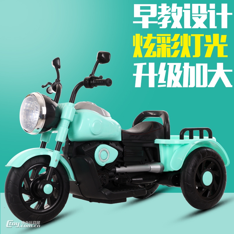 新款儿童电动车宝宝摩托车三轮脚踏车幼儿车玩具童车