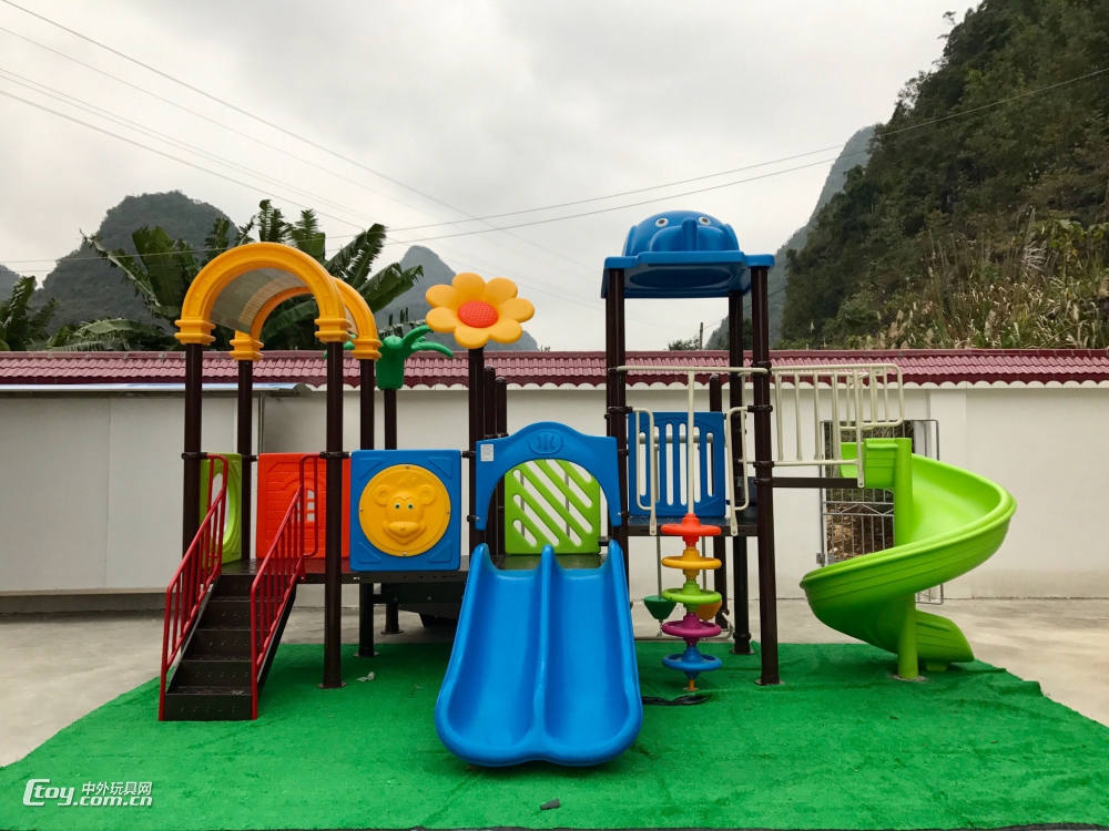 室外组合滑梯 幼儿园室外滑梯 广西柳州儿童滑梯生产