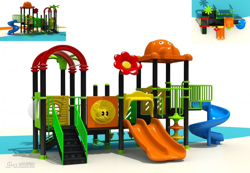 广西大型儿童滑滑梯 户外大型游乐玩具设施批发大风车