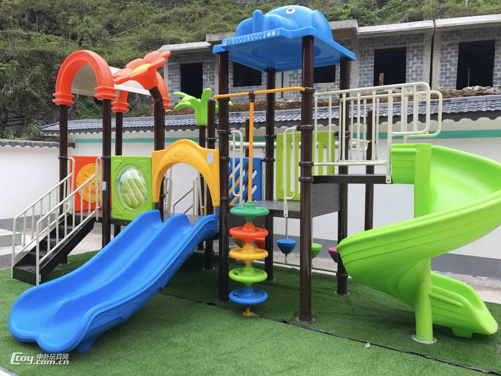 桂林户外游乐场地 大型室外拓展组合滑梯幼教玩具厂家