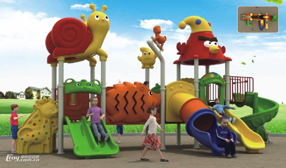 厂家直销幼儿园滑梯 柳州儿童秋千组合滑梯玩具定制