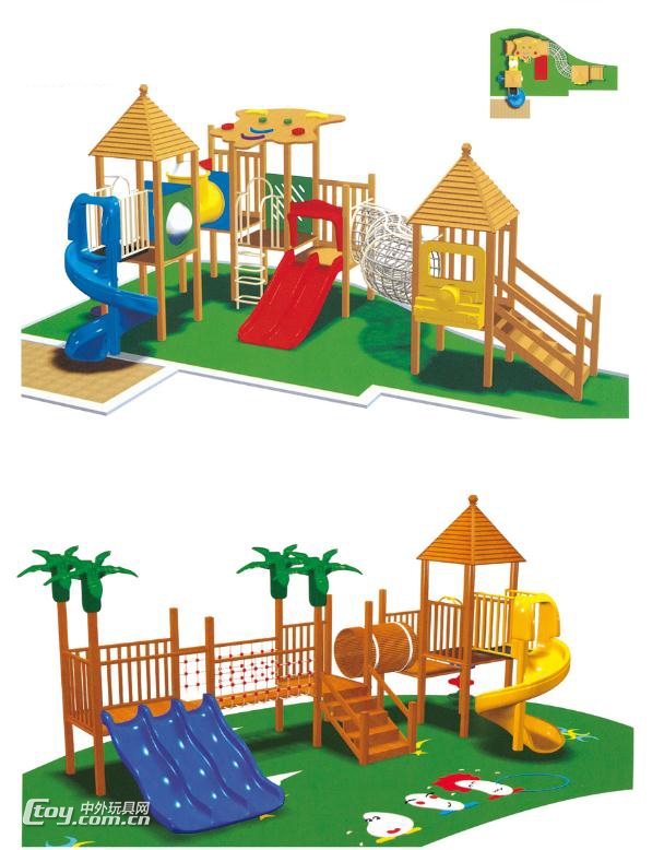 宝宝滑滑梯 玉林儿童室外秋千组合 小孩大型幼儿玩具 游乐玩具