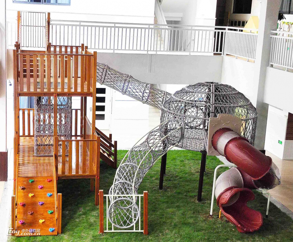 室外组合滑梯 幼儿园户外游乐设备 广西百色河池儿童大型玩具厂