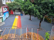 广西来宾橡胶地板 幼儿园专用橡胶颗粒地垫 来宾生产厂家