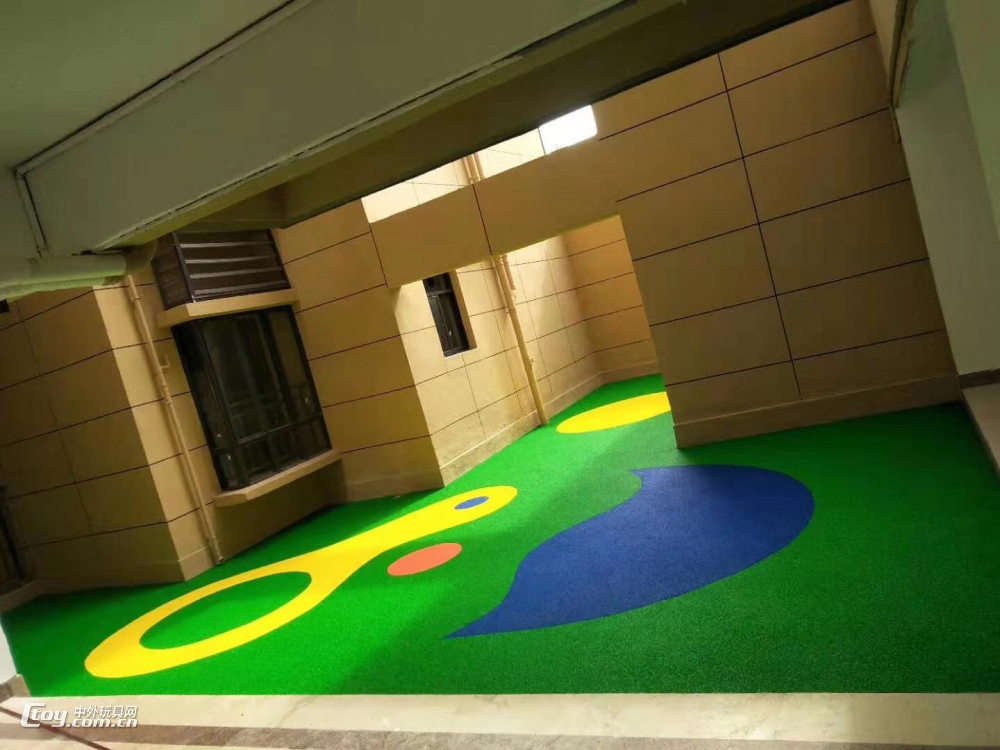橡胶颗粒地垫厂家 贵港幼儿园橡胶地板 幼儿园室外地胶