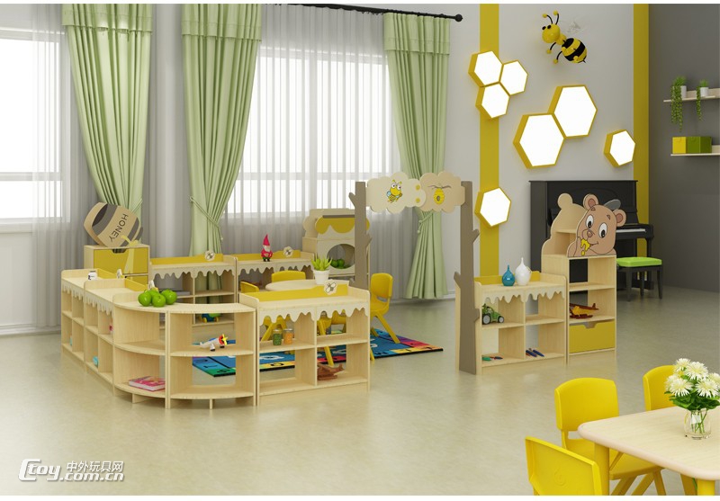 广西儿童玩具柜 北海幼儿区角柜玩具厂 北海幼儿园配套家具