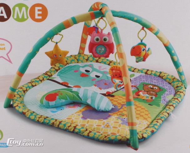 婴幼儿游戏垫通地毯带吊饰