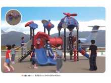 【大风车玩具】南宁景区儿童组合滑梯 儿童游乐设备