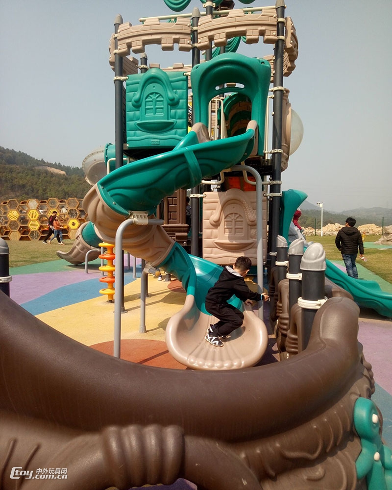 广西南宁户外游艺设施 定制幼儿园室外大型滑梯游乐设备