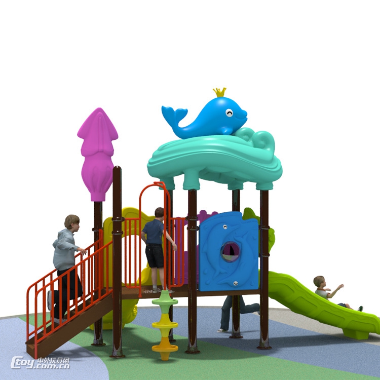 广西南宁定制幼儿园体能拓展 多功能滑梯玩具室外组合游乐设施