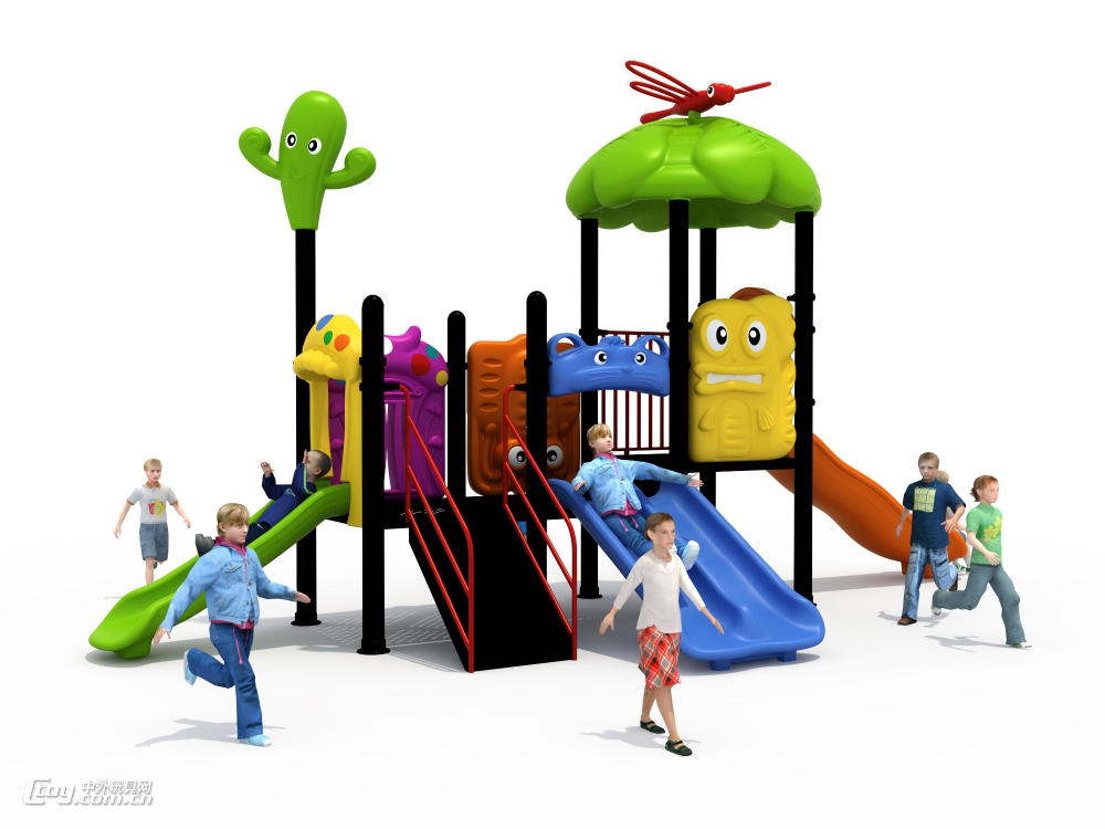 柳州定做景区学校儿童攀爬系列玩具组合滑梯设备批发
