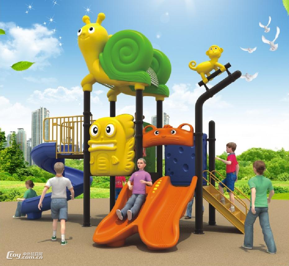 桂林儿童游乐园组合滑梯 直销定制游乐园大型玩具