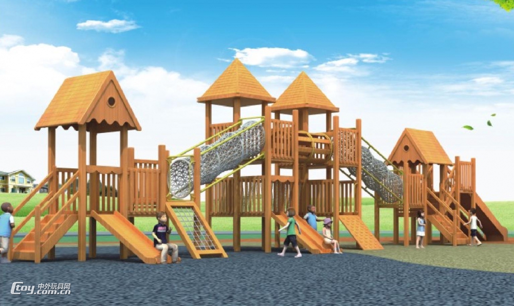 定做贺州钟山幼儿园室外滑梯拓展组合玩具户外景区公园游乐设施